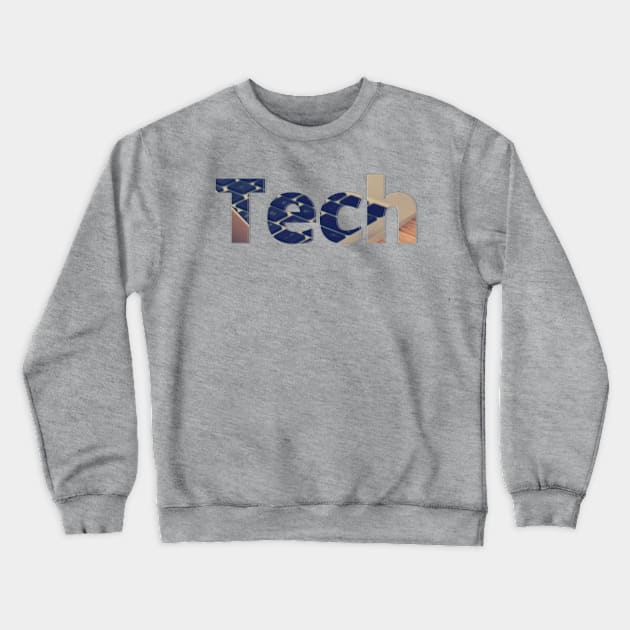 Tech Crewneck Sweatshirt by afternoontees